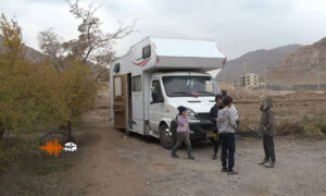 درآمد با کمپر